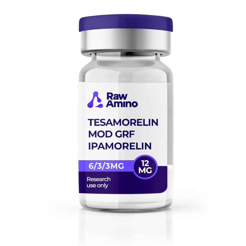 Tesamorelin-Mod-GRF-Ipamorelin-6-3-3-MG.png Tesamorelin & CJC-1295 (Mod GRF 1-29) & Ipamorelin – 12MG