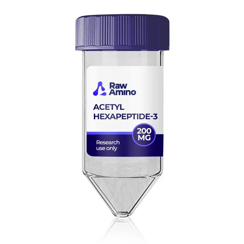 Argireline 200mg (Acetyl Hexapeptide-3) 1 Argireline 200mg (Acetyl Hexapeptide-3) research peptide vial by Raw Amino