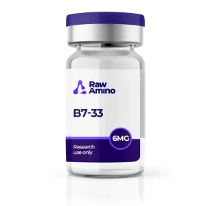 B7-33 6mg research peptide vial by Raw Amino