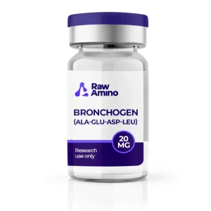Bronchogen 20mg research peptide vial by Raw Amino