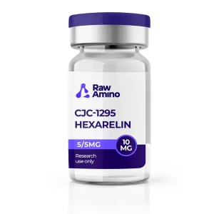 CJC-1295 Hexarelin Blend 10mg research peptide vial by Raw Amino