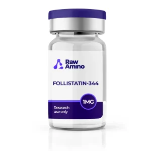 Follistatin-344 1mg research peptide vial by Raw Amino
