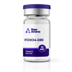 FOXO4-DRI 10mg research peptide vial by Raw Amino