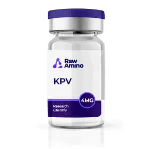 KPV 4mg research peptide vial by Raw Amino
