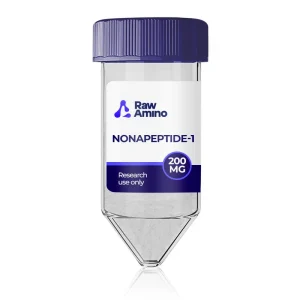 Nonapeptide-1 200mg research peptide vial by Raw Amino