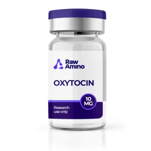 Oxytocin 10mg research peptide vial by Raw Amino