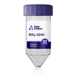 Pal-GHK 200mg research peptide vial by Raw Amino