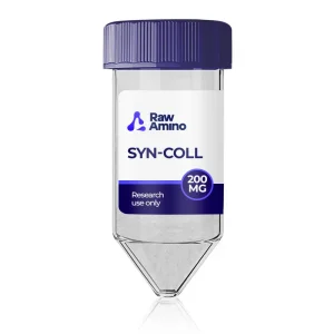 Syn-Coll (Palmitoyl Tripeptide-5) 200mg research peptide vial by Raw Amino