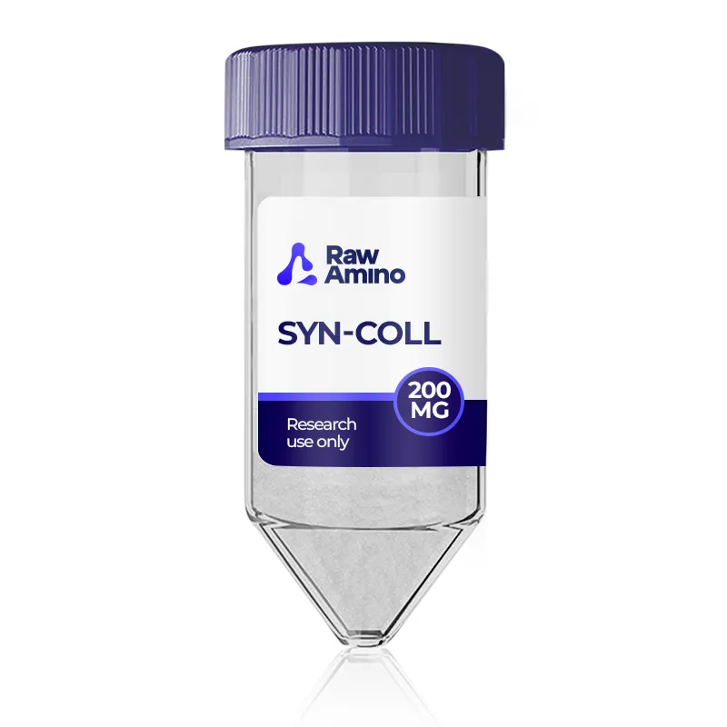 Syn-Coll (Palmitoyl Tripeptide-5) 200mg 1 Syn-Coll (Palmitoyl Tripeptide-5) 200mg research peptide vial by Raw Amino