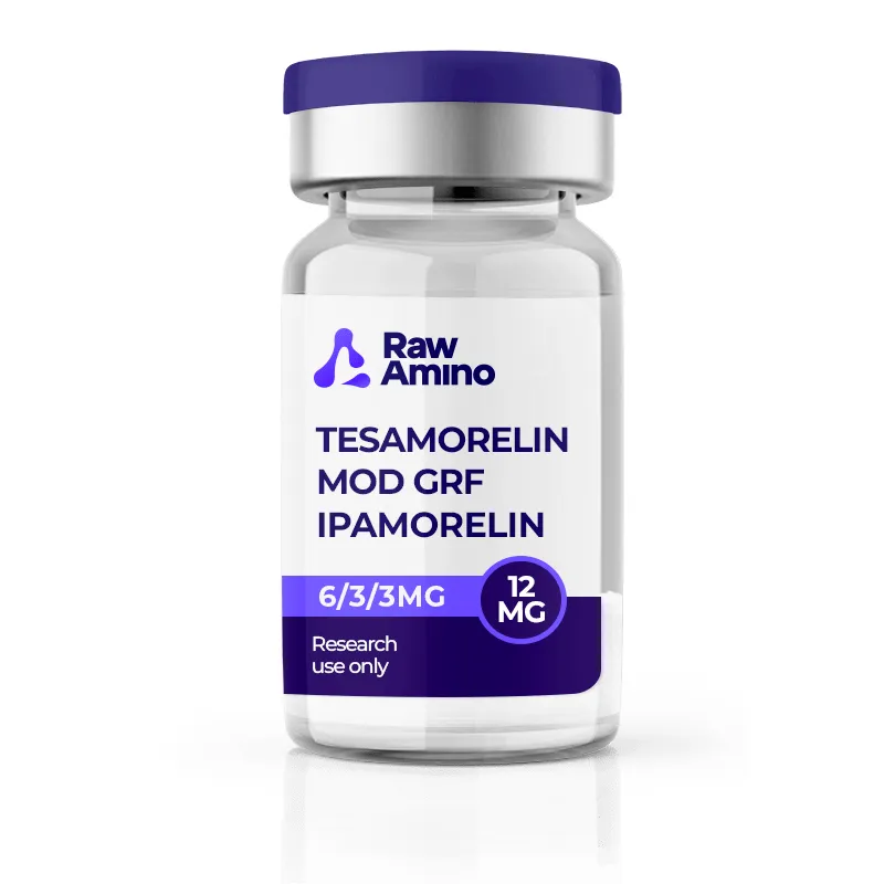 Raw amino tesamorelin: Tesamorelin Mod GRF 1-29 Ipamorelin Blend 12mg