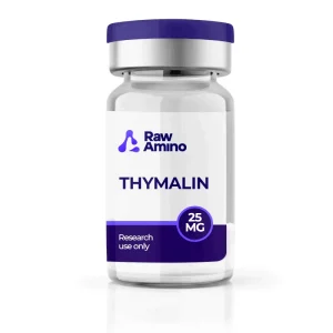 Thymalin 25mg research peptide vial by Raw Amino