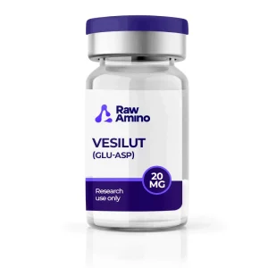 Vesilut 20mg research peptide vial by Raw Amino